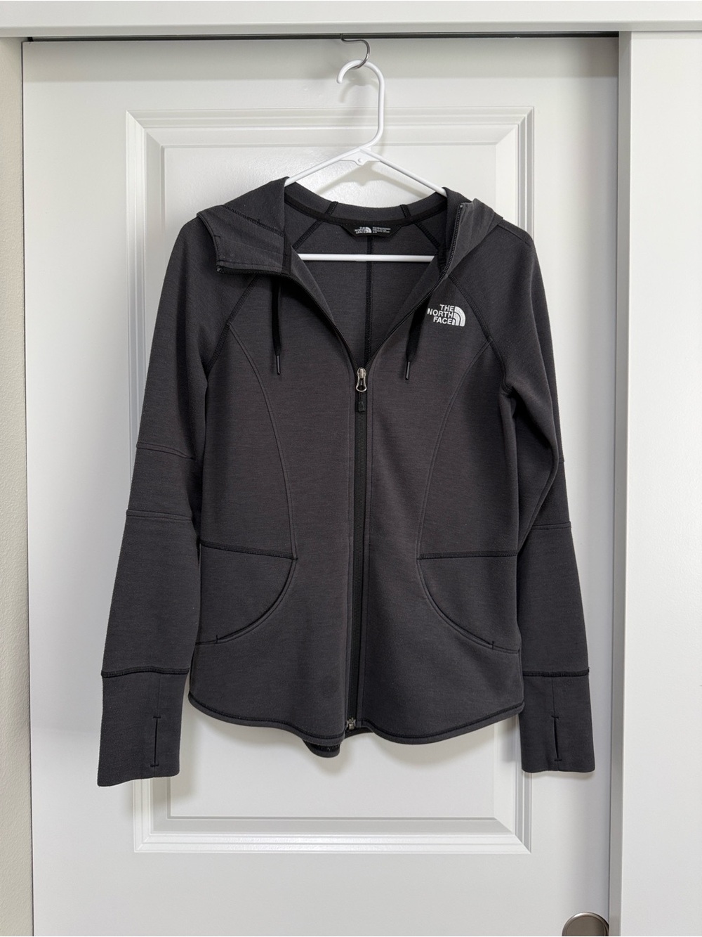 The North Face Shirt Zip Hoodie with Thumbhole Cuffs with Flaws